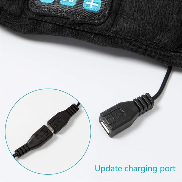 INF Uninaamio kuulokkeilla Bluetooth 5.0 Harmaa