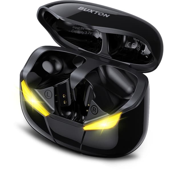 BUXTON True Wireless Spelhörlurar IPX4 Svarta