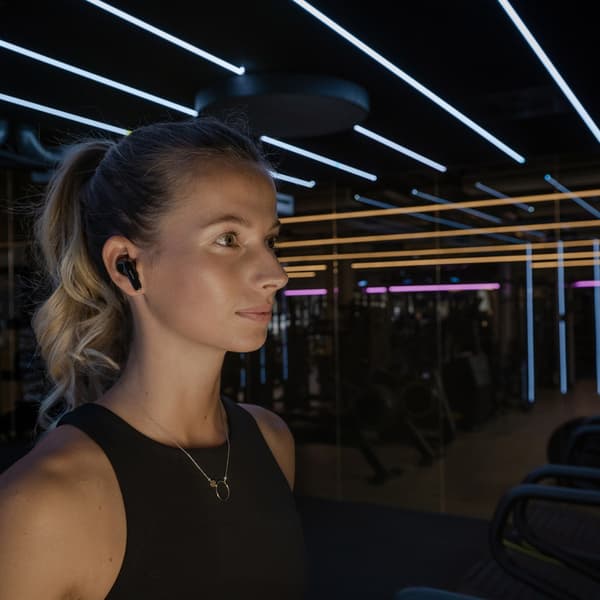 BUXTON True Wireless Spelhörlurar IPX4 Svarta