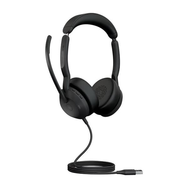 Hörlurar - JABRA - Evolve2 50 - USB Typ A - Aktiv brusreducering - Optimal komfort