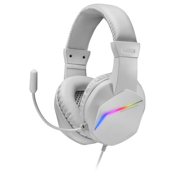 Gaming headset - Mars Gaming - MH122 - Vit - In-ear - Inbyggd mikrofon