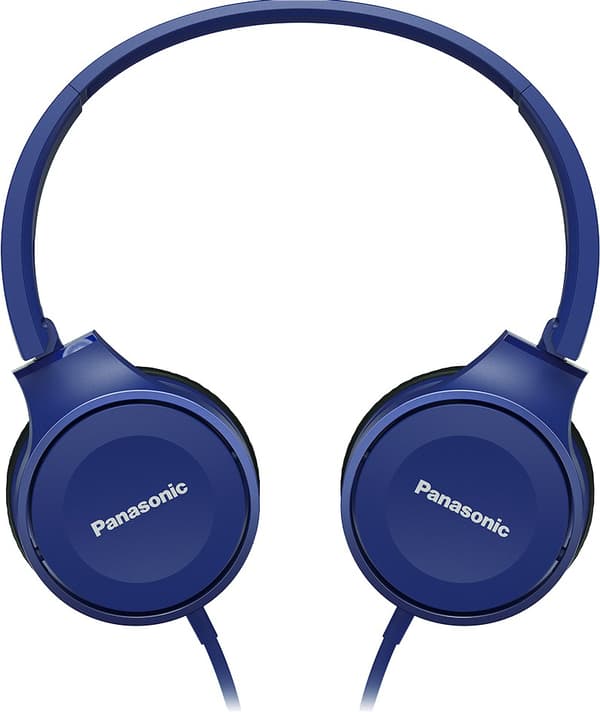 Panasonic headphones RP-HF100E-A, blue