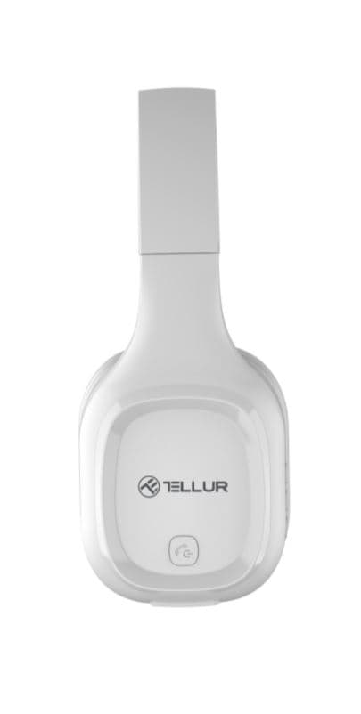 Casti cu micr. Tellur Pulse, alb