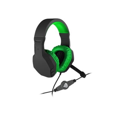 Natec Genesis Argon 200 Gaming Headphones With Microphone Black-Green