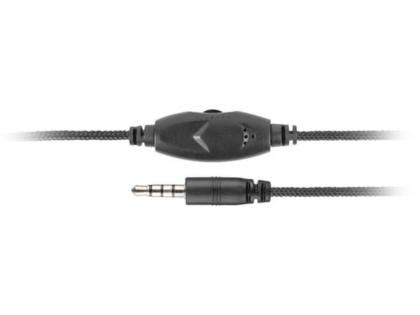 Natec | Headset | Canary Go | Wired | On-Ear | Microphone | Noise canceling | Black