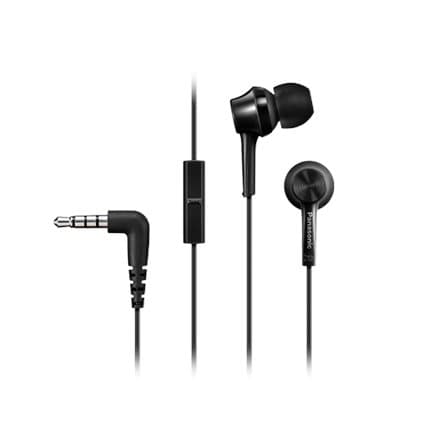 Panasonic | Canal type | RP-TCM115E-K | Wired | In-ear | Microphone | Black