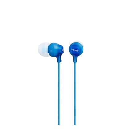 Słuchawki handsfree mikrofon MDR-EX15AP Blue