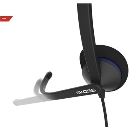 Koss | Headphones | CS200 USB | Wired | On-Ear | Microphone | Black