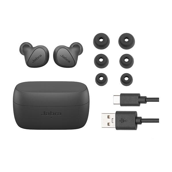 Original Jabra Elite 4 trådlösa in ear hörlurar - Svart