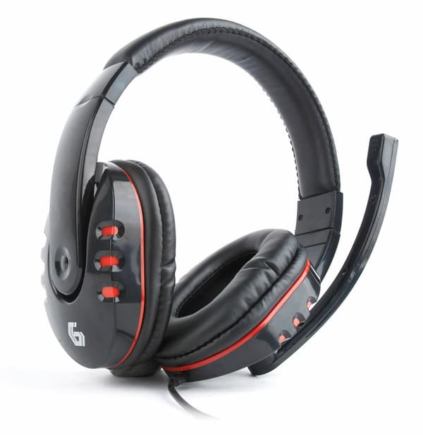 Gembird GHS-402 hörlurar/headset Wired Head-band Gaming Svart