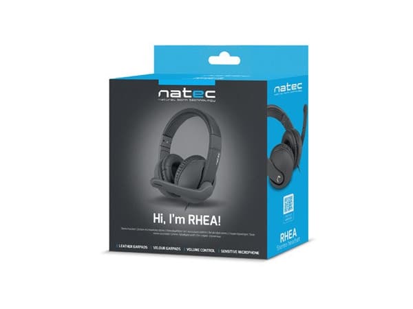 Natec Genesis Rhea Headset Head-panta musta