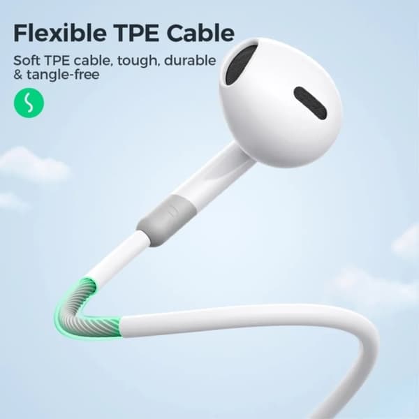 SiGN Wired Series Half In-Ear Hörlurar - Vit