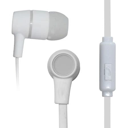 Vakoss SK-214W hörlurar/headset Trådbundna In-ear samtal/Musik Vit