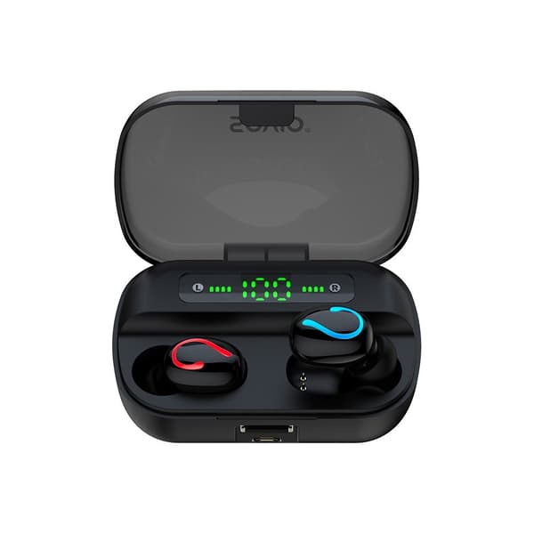 Savio TWS-06 Bluetooth 5.0 + EDR hörlurar/headset In-ear Svart