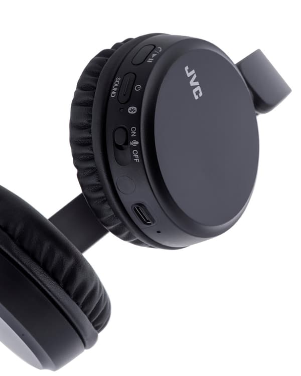 JVC HA-S36W Hovedtelefoner Trådløst hovedbånd Opkald/Musik Bluetooth Sort
