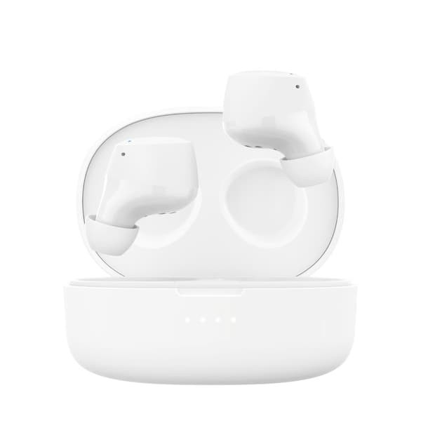 Belkin SoundForm Bolt Headset Langattomat korvapuhelut/Musiikki/Urheilu/Arjen Bluetooth Valkoinen