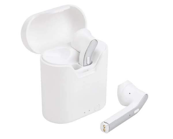 ART AP-TW-B2 trådlösa in-ear hörlurar Bluetooth (SLART AP-TW-B2) Vit, Silver