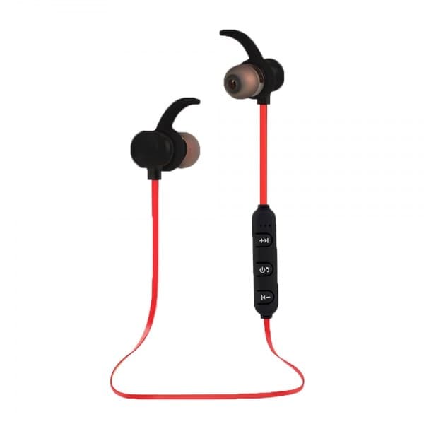 Esperanza EH186K hörlurar/headset Wireless In-ear Sports Bluetooth Svart, Röd