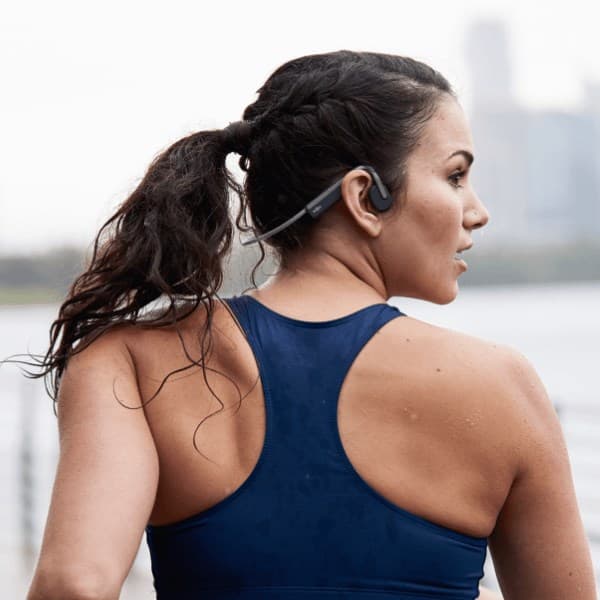 SHOKZ OpenMove -kuulokkeet langattomat niskanauha Sports Bluetooth Harmaa