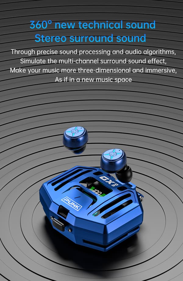 INF Trådløse ørepropper bluetooth 5.3 touch TWS gaming-ørepropper TWS DX-03