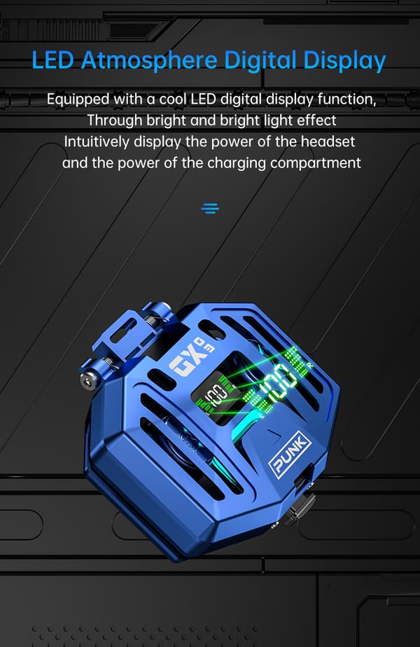 INF Trådløse ørepropper bluetooth 5.3 touch TWS gaming-ørepropper TWS DX-03