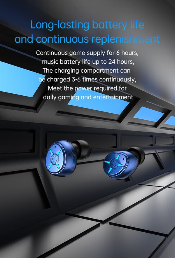 INF Trådløse ørepropper bluetooth 5.3 touch TWS gaming-ørepropper TWS DX-03