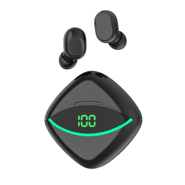 INF Langattomat nappikuulokkeet Bluetooth 5.2 kosketusohjattavat nappikuulokkeet Musta