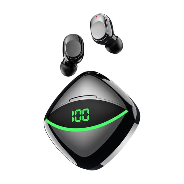 INF Langattomat nappikuulokkeet Bluetooth 5.2 kosketusohjattavat nappikuulokkeet Musta