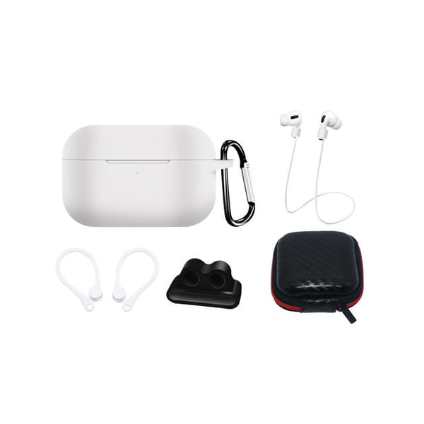 Tilbehørsett for AirPods Pro 2 / AirPods Pro 1 - Hvit