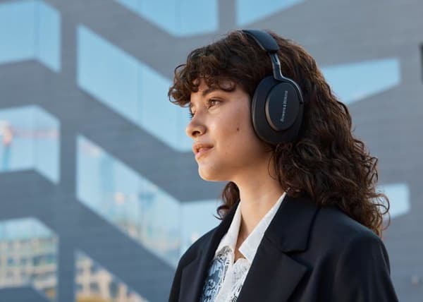 Bluetooth-hörlurar - BOWERS &amp; WILKINS - PX7 S2e - Brusreducering - Över örat - Svart