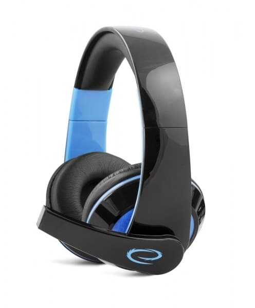 Esperanza EGH300B Headset Kabelført hovedbøjle Gaming Sort, Blå