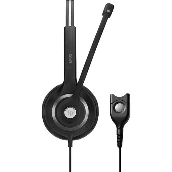 EPOS SENNHEISER IMPACT SC 268 - 200-serien - Headsetmikrofon - On-ear - Kabelansluten - Enkel frånkoppling - Svart, silver
