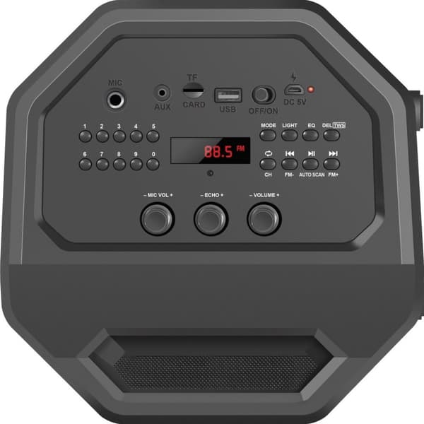 Defender Rage bærbar stereohøjttaler Sort 50 W