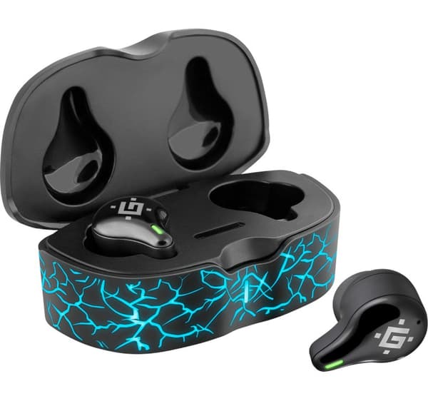 HÖRRTELEFONDEFENDER BLUETOOTH CYBERDOTS 250 GAMING BLACK