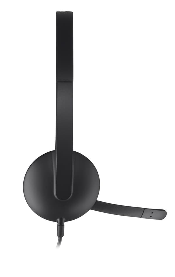 Logitech H340 USB-tietokonekuuloke Langallinen pääpanta Toimisto/puhelukeskus USB Type-A Musta