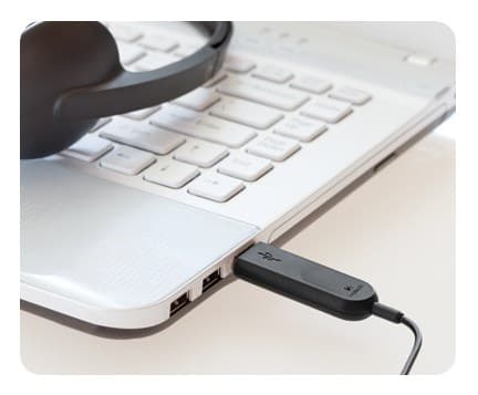 Logitech H340 USB-tietokonekuuloke Langallinen pääpanta Toimisto/puhelukeskus USB Type-A Musta