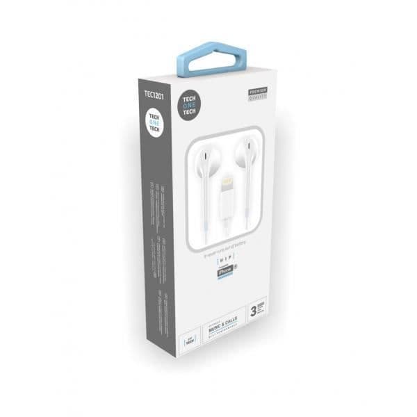 Vita HIP-hörlurar, Lightning (Apple Comp.) - ergonomiska HIP earTECH, låt dig förföras av skönheten i klart ljud. - Av