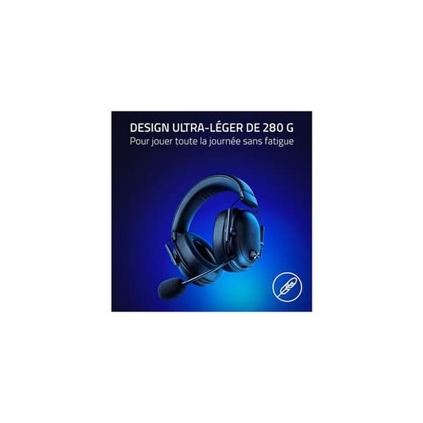 Gaming Headset - RAZER - BlackShark V2 HyperSpeed - Trådlös - Ultralätt - Ljudisolering