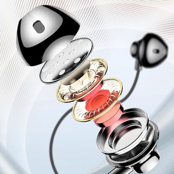 In-ear hörlurar - LINQ - Svart - 3,5 mm jack - Handsfree-kit - Flätad nylon