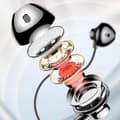Miniatyrbild 3 av 4: In-ear hörlurar - LINQ - Svart - 3,5 mm jack - Handsfree-kit - Flätad nylon