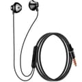 Miniatyrbild 2 av 4: In-ear hörlurar - LINQ - Svart - 3,5 mm jack - Handsfree-kit - Flätad nylon