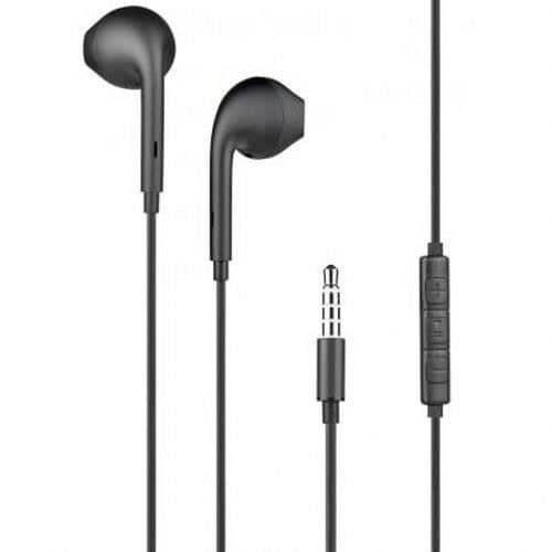 In-ear hörlurar - BIGBEN CONNECTED - Jack 3.5mm - Fjärrkontroll - Inbyggd mikrofon - Svart