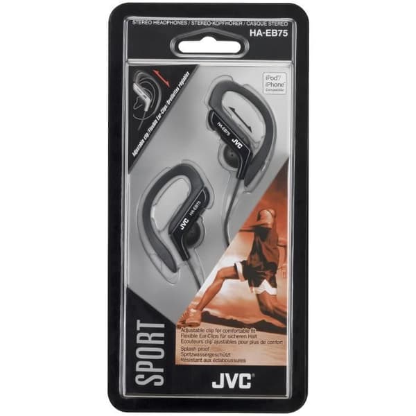 JVC HA-EB75-BE Sport hörlursklips svart