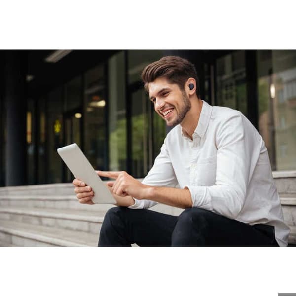 Trådlösa hörlurar - JVC - HA-A11T MARSHAMALLOW - Bluetooth 5.1 - IPX5 - 28h batteritid