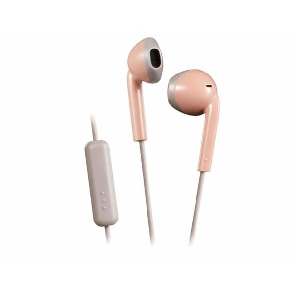 JVC Trådbundna hörlurar HA F19M Vintage Pulver Rosa Grå Brun