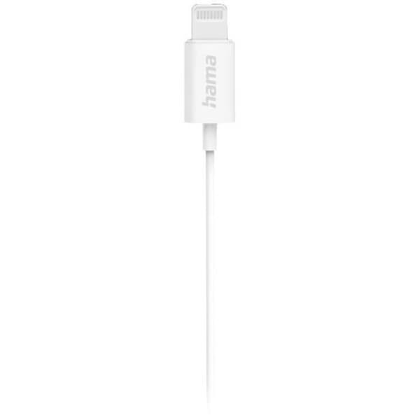 In-ear headphones - HAMA - Glow - Wired - Adjustable volume - White