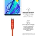 Miniatyrbild 3 av 4: Trådlösa In-ear-hörlurar Bluetooth 5.0 HUAWEI FreeLace - Orange - 18h batteritid - Vattentåliga