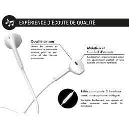 Trådbundna hörlurar - Force Play KP - Lightning - In-ear - Integrerad mikrofon - 1,2 m kabel