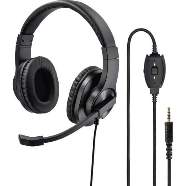 Hama HS-P350 PC-headsetmikrofon - Kabelansluten - On-ear - Svart