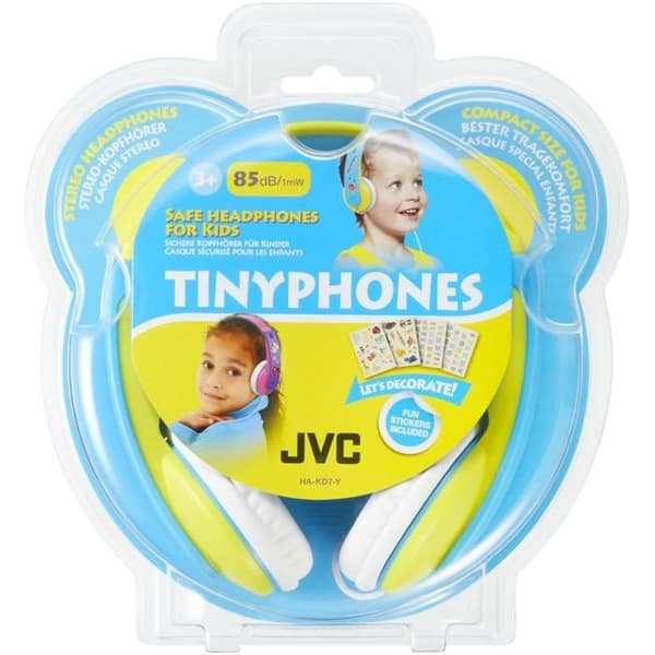 JVC HA KD7 Y - Barnhörlurar gul och blå